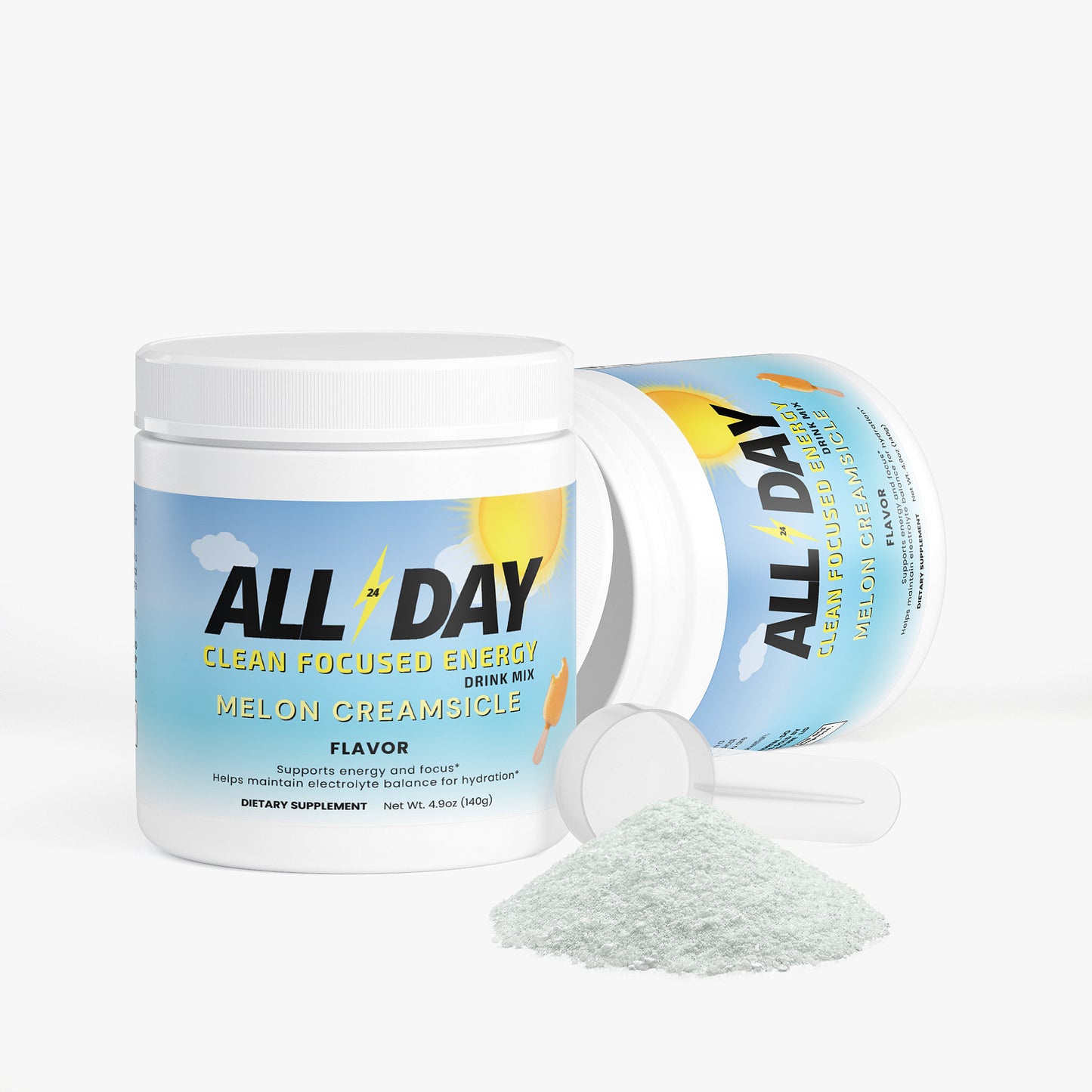 'ALL DAY' Energy Drink Mix (Melon Creamsicle)