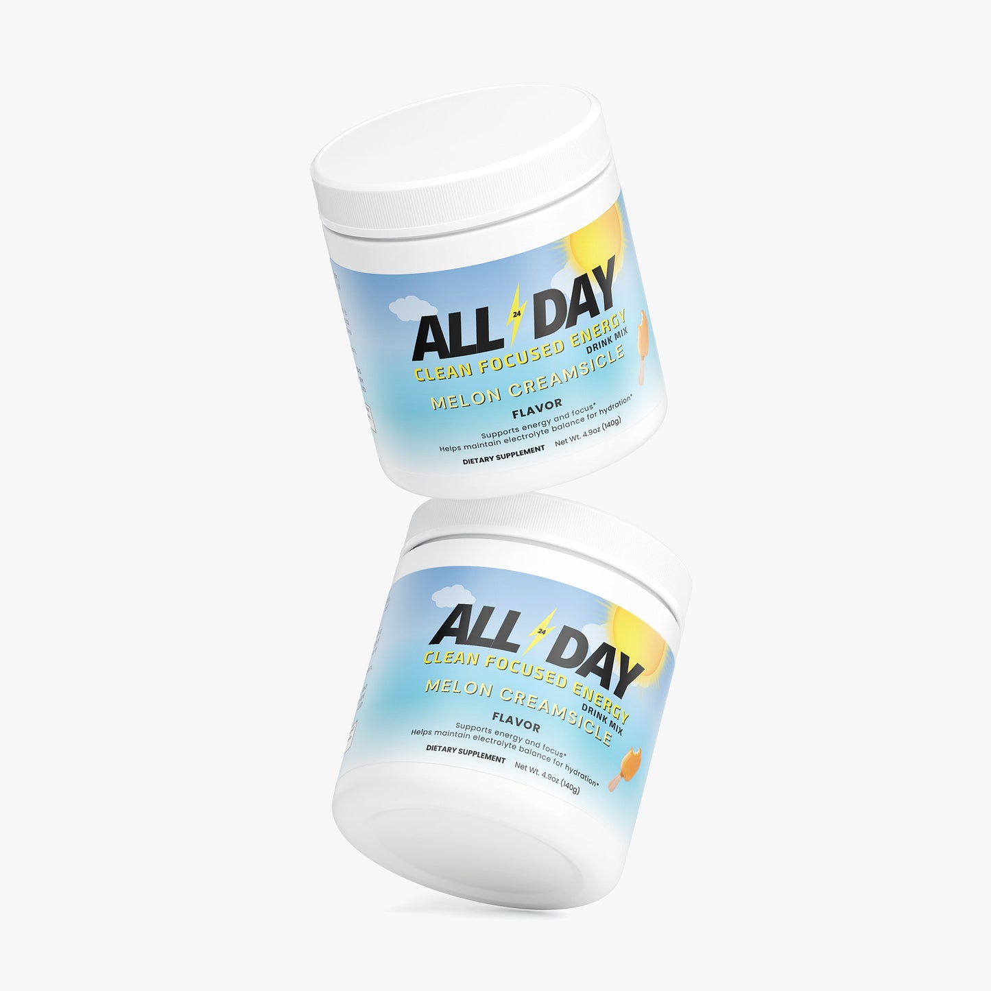 'ALL DAY' Energy Drink Mix (Melon Creamsicle)