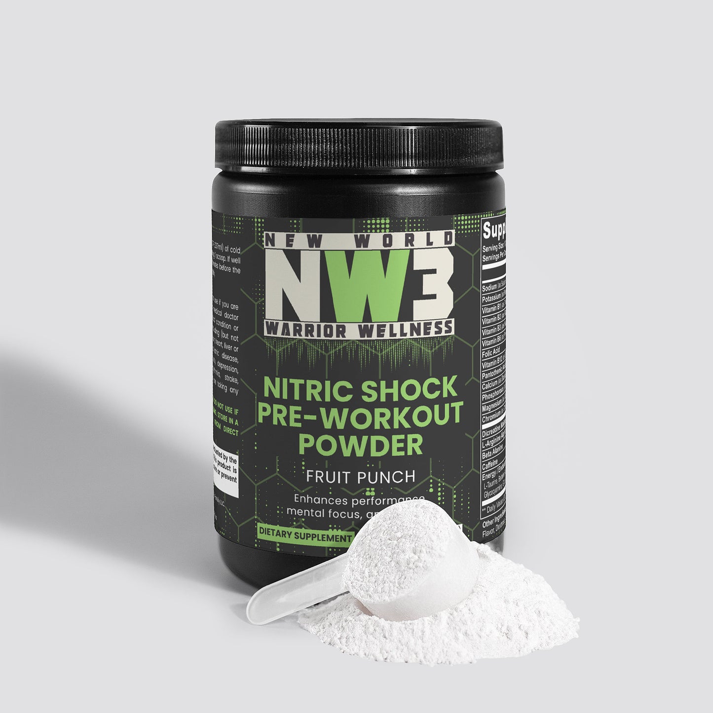 Nitric Shock Pre-Workout Powder (Fruit Punch)