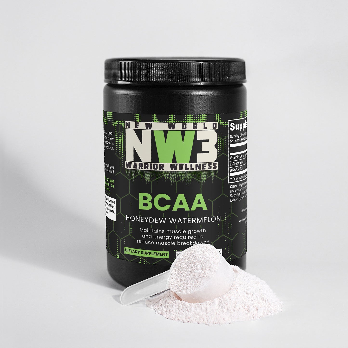 BCAA Post Workout Powder (Honeydew/Watermelon)