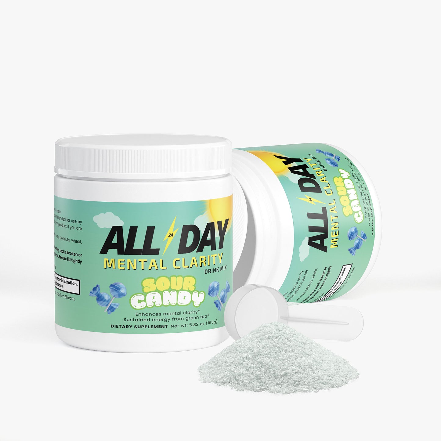 'ALL DAY' Mental Clarity Drink Mix Sour Candy
