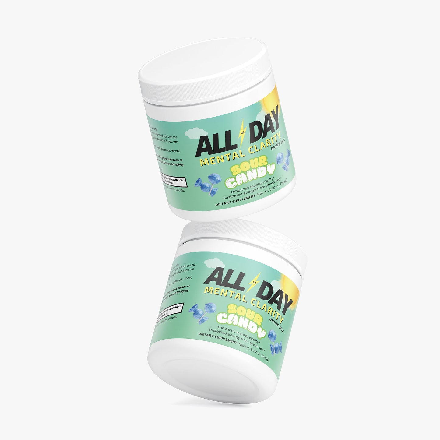 'ALL DAY' Mental Clarity Drink Mix Sour Candy