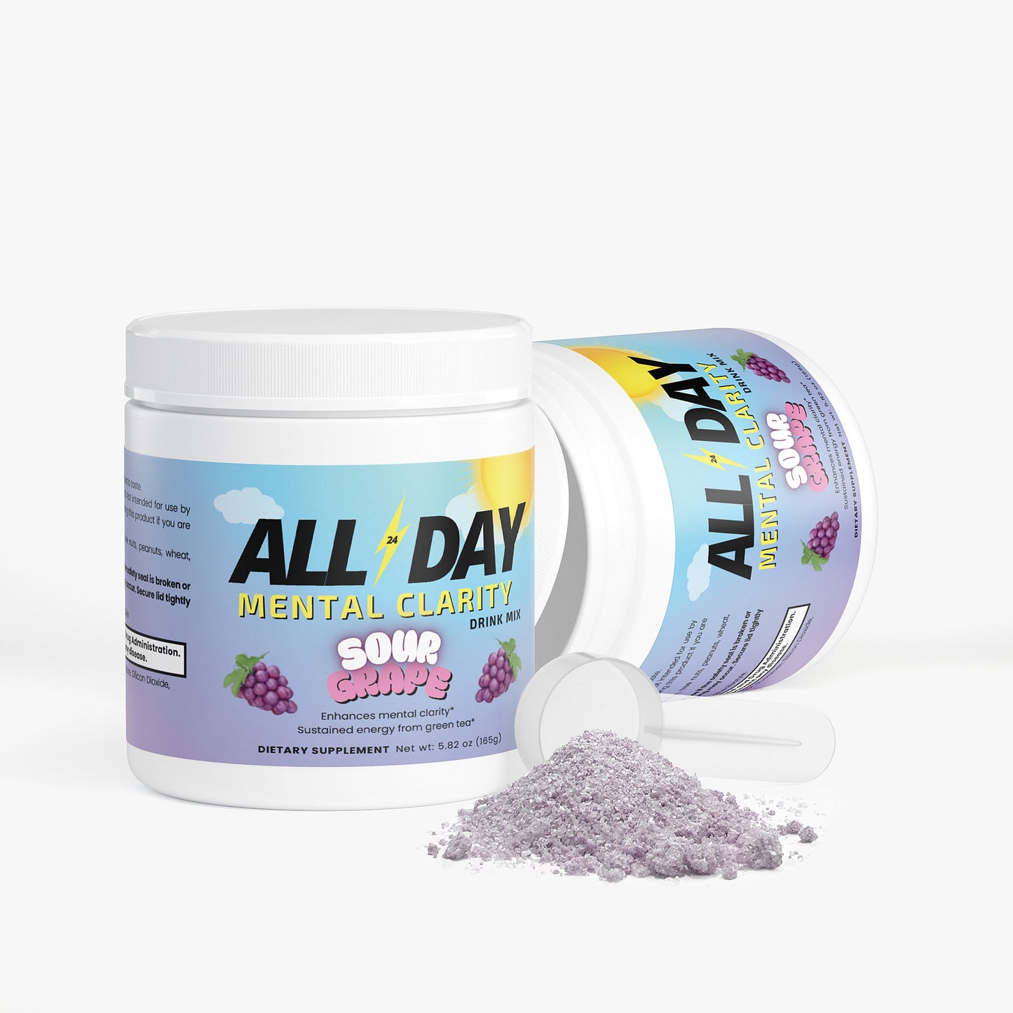 'ALL DAY' Mental Clarity Drink Mix Sour Grape