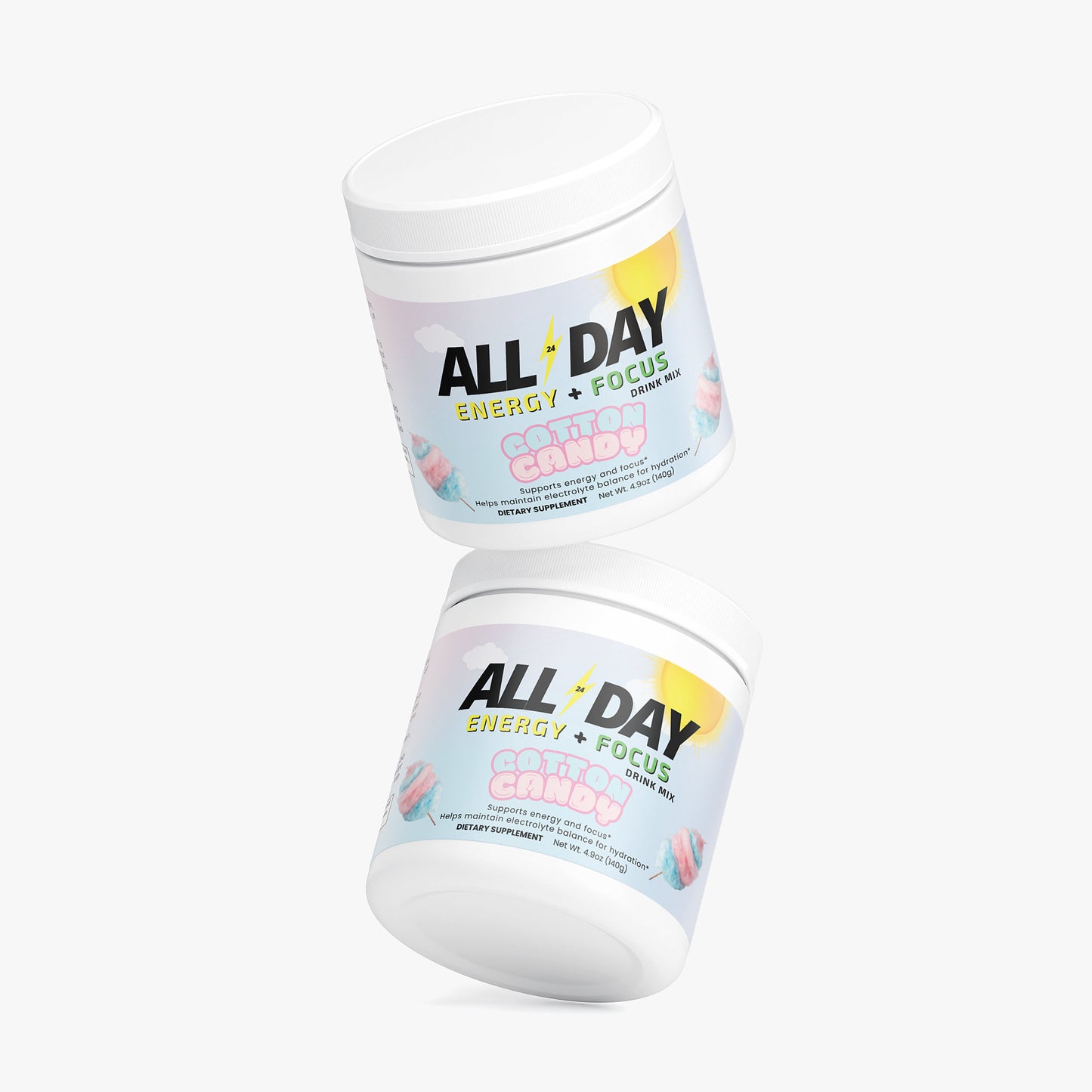 'ALL DAY' Energy Drink Mix (Cotton Candy)