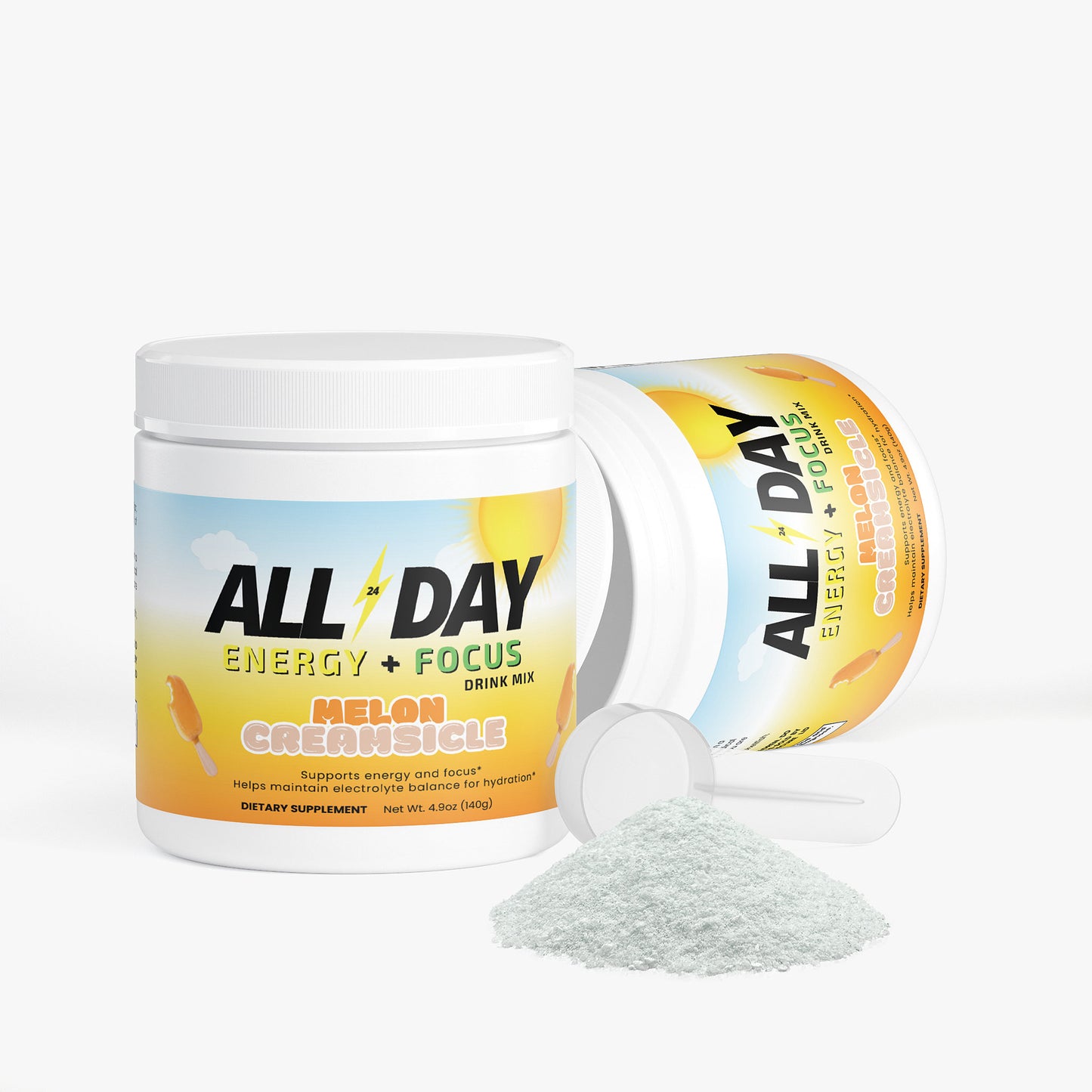 'ALL DAY' Energy Drink Mix (Melon Creamsicle)