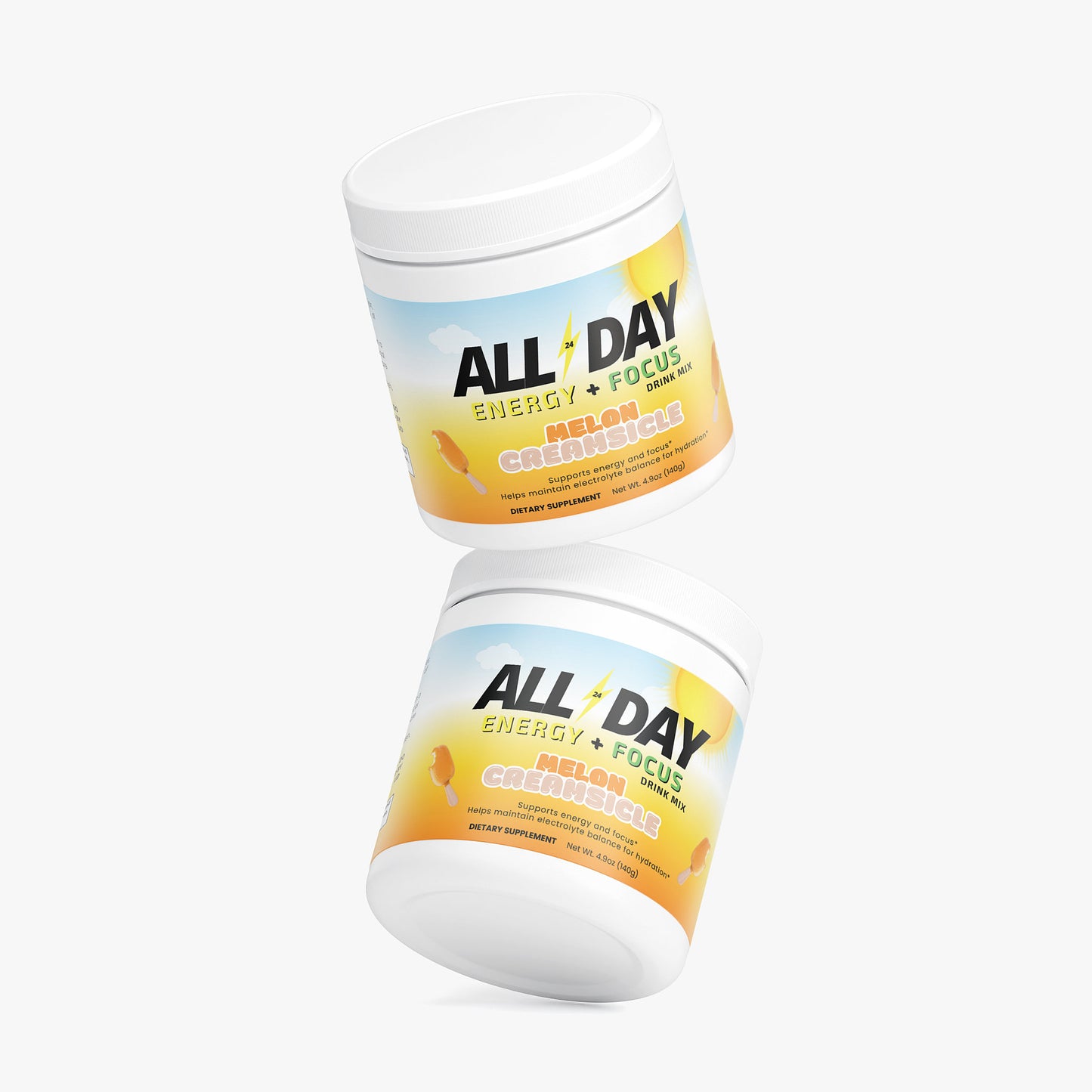 'ALL DAY' Energy Drink Mix (Melon Creamsicle)
