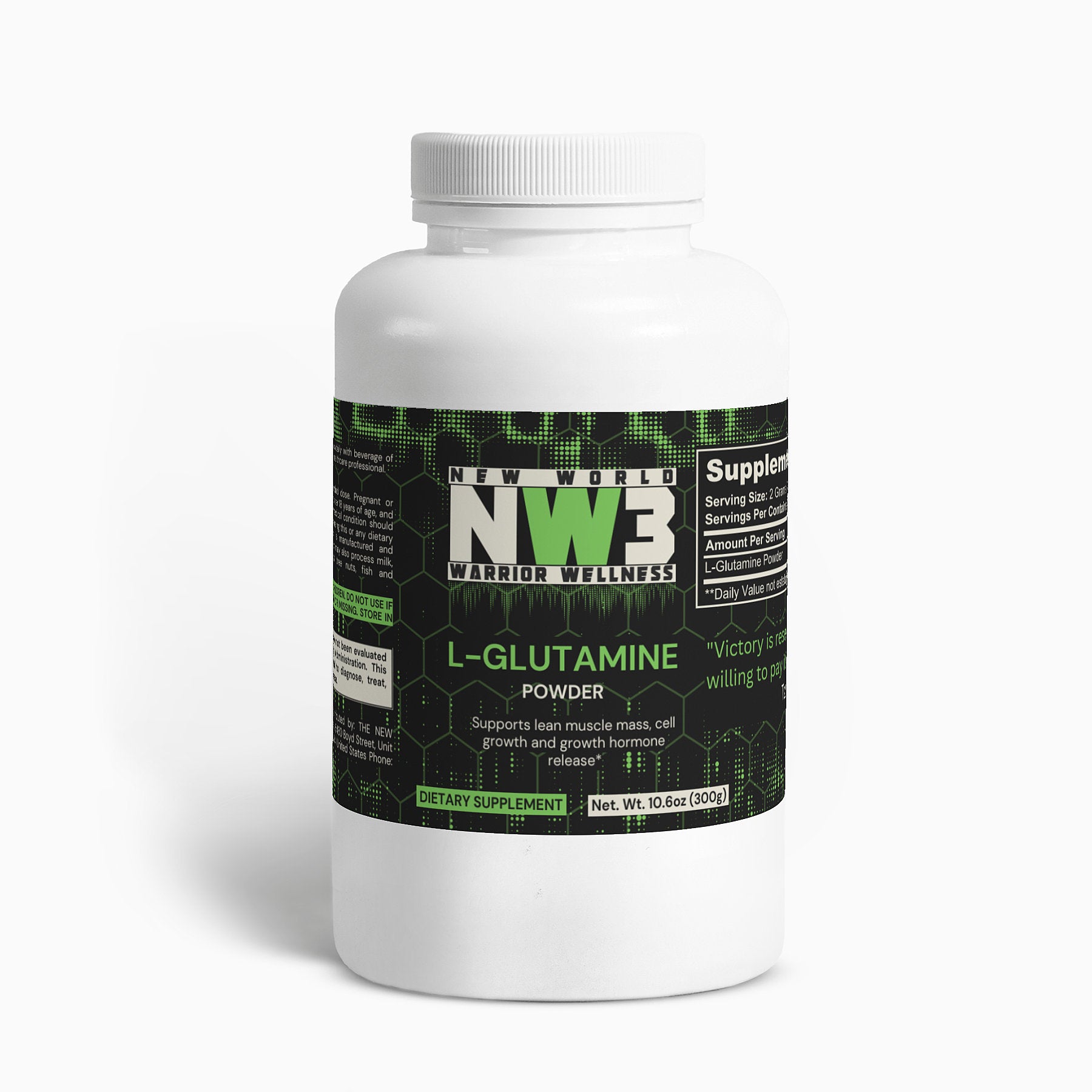 NW3 NW3 L-Glutamine Powder NW3