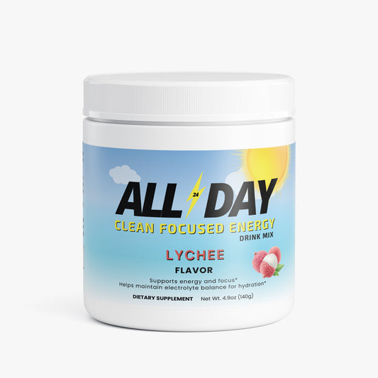 'ALL DAY' Energy Drink Mix (Lychee Flavor)