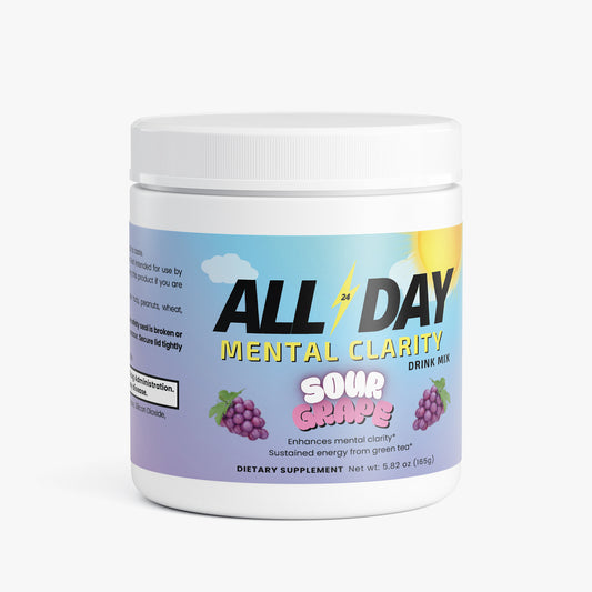 'ALL DAY' Mental Clarity Drink Mix Sour Grape