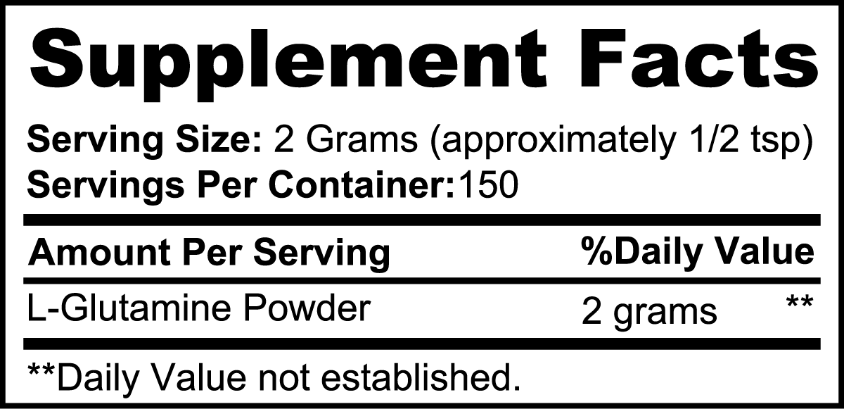 NW3 NW3 L-Glutamine Powder NW3