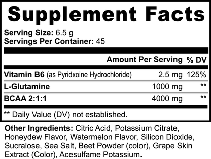 NW3 BCAA Post Workout Powder (Honeydew/Watermelon) NW3