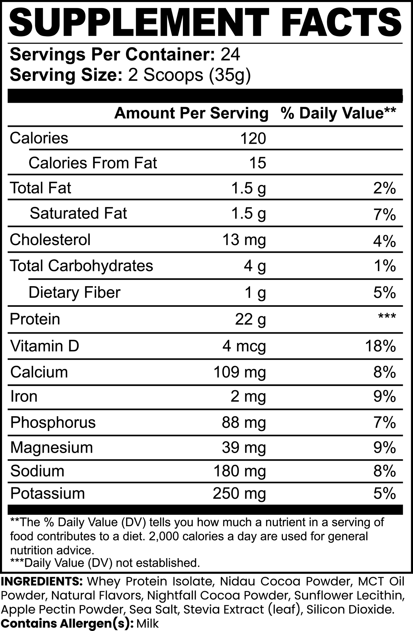 NW3 NW3 Advanced 100% Whey Protein Isolate (Chocolate) NW3